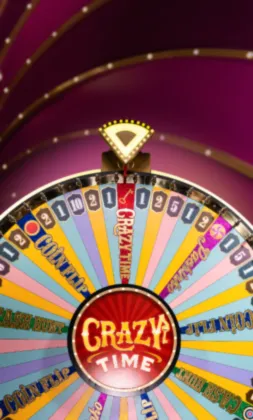 Crazy Time Live Game Show bei Spinogambino