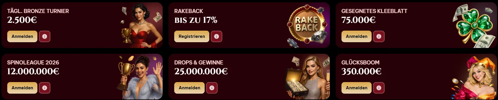 Aktuelle Casino Promotionen und tägliche Aktionen